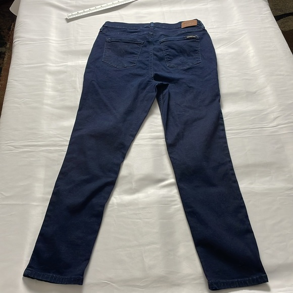 Women’s size 12 Calvin Klein high rise skinny fit repreve ankle blue jeans - Picture 10 of 11